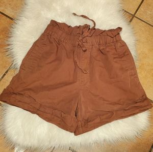Abercrombie & Fitch Burnt orange bag shorts